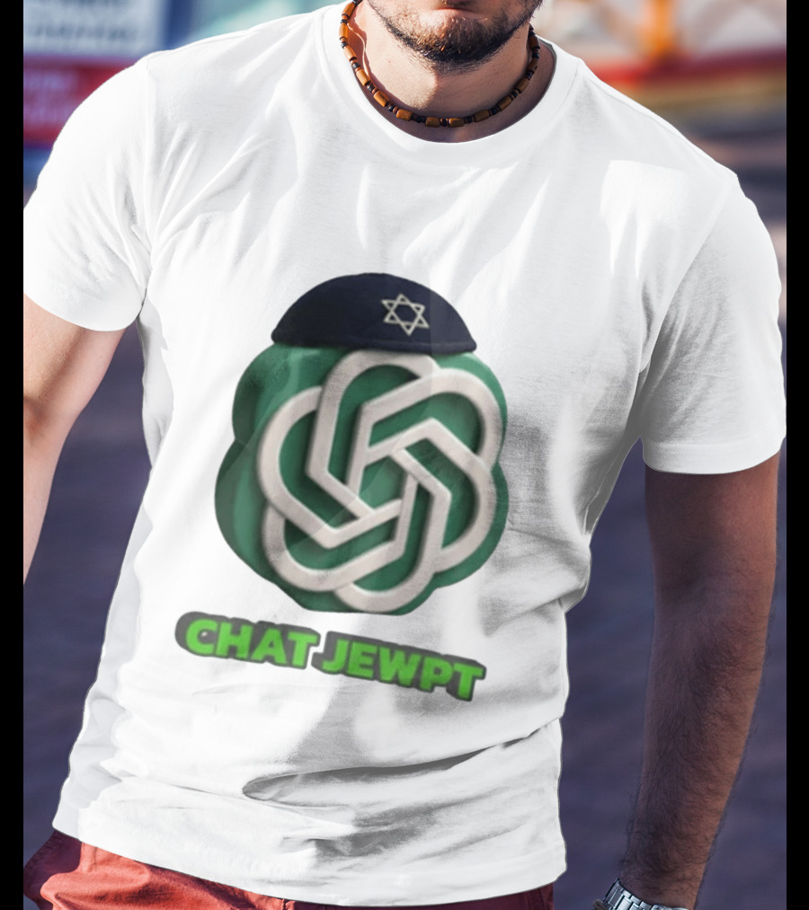 Chat JewPT Symbol With Star On Cap T-Shirt
