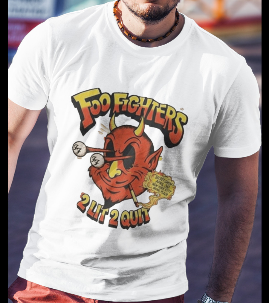 Foo Fighters 2 Lit 2 Quit Secret Show April 30 2026 Irving Plaza New York T-Shirt