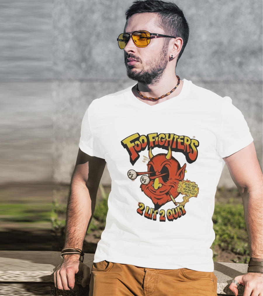 Foo Fighters 2 Lit 2 Quit Secret Show April 30 2026 Irving Plaza New York T-Shirt