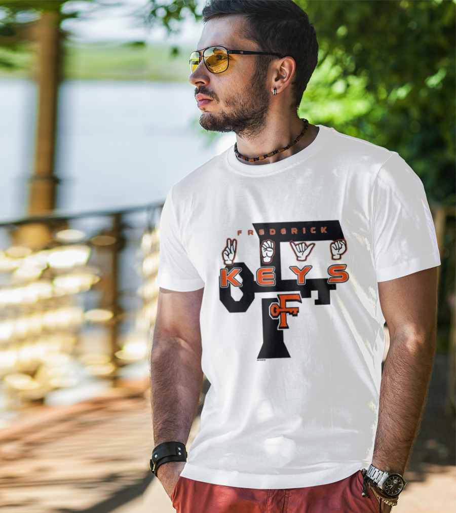 Frederick Keys Deaf Awareness 2026 Frederick Keys Logo Sign Language T-Shirt