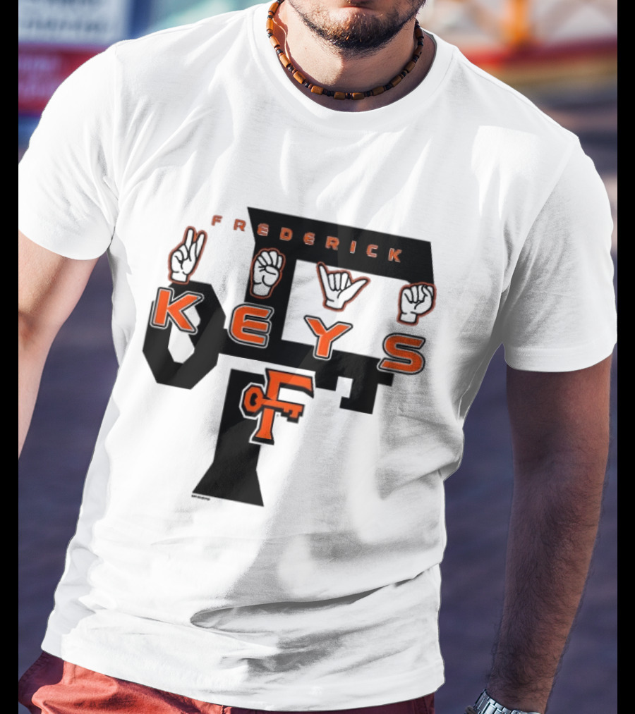 Frederick Keys Deaf Awareness 2026 Frederick Keys Logo Sign Language T-Shirt