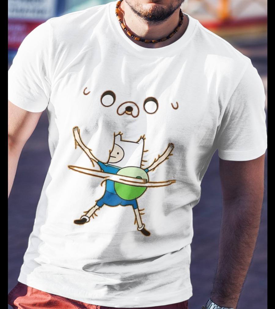 Adventure Time Finn And Jake Da Vinci T-Shirt
