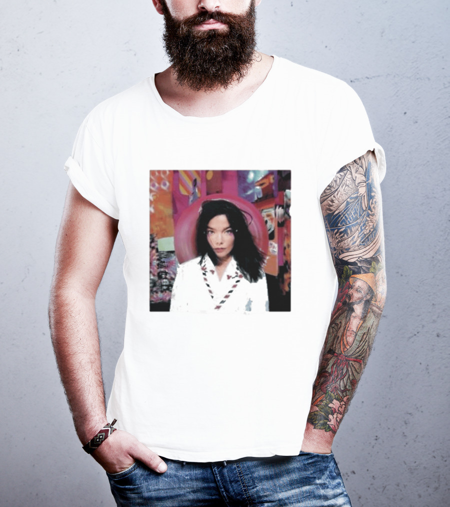Bjork Post Album Cover Photographic Print T-Shirt