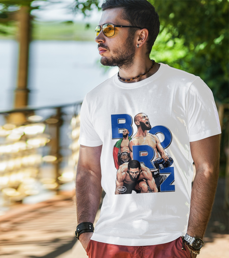 Borz Khamzat Chimaev UFC Fighter Illustrated T-Shirt