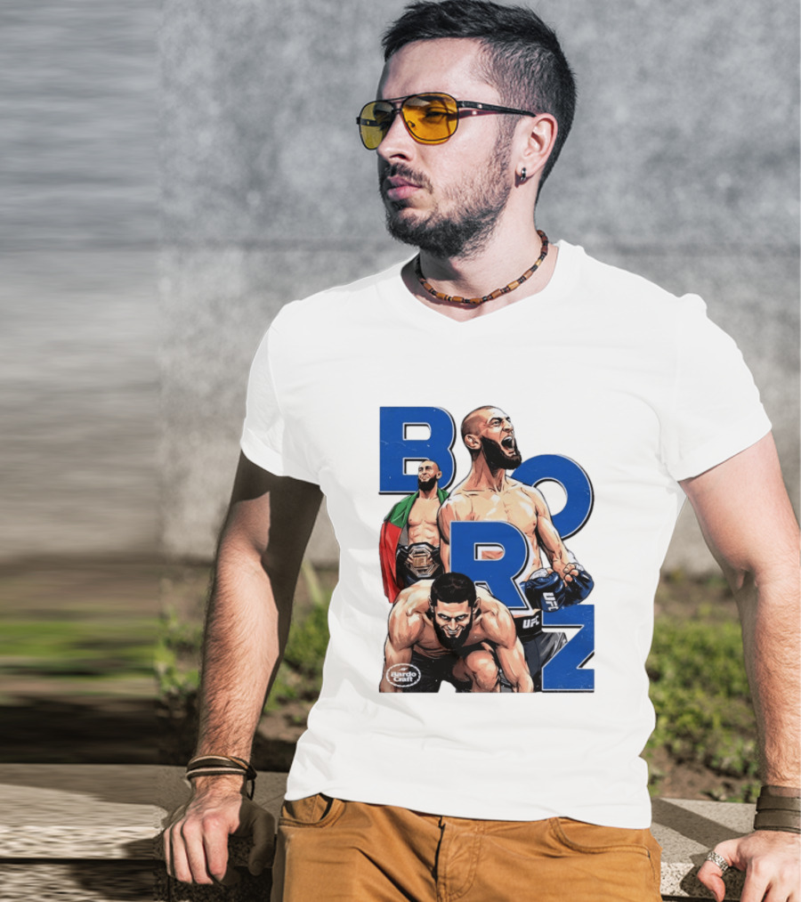 Borz Khamzat Chimaev UFC Fighter Illustrated T-Shirt