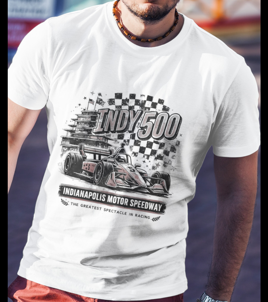 Indy 500 Indianapolis Motor Speedway The Greatest Spectacle In Racing T-Shirt