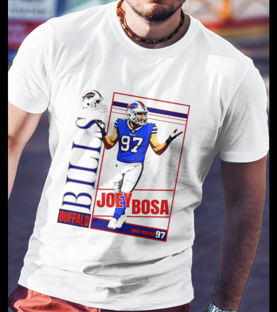 Joey Bosa Buffalo Bills Edge Rusher 97 NFL Football T-Shirt