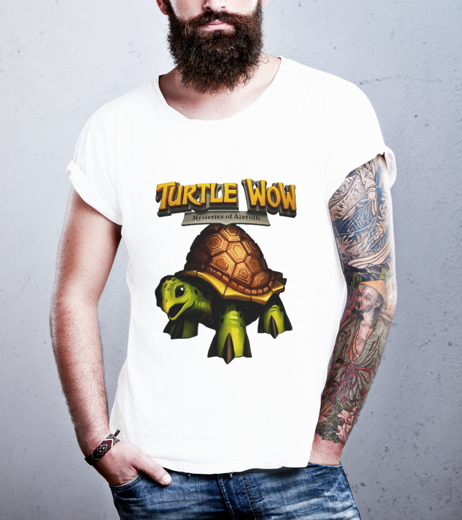 Turtle WoW Mysteries Of Azeroth Tortoise Adventure T-Shirt