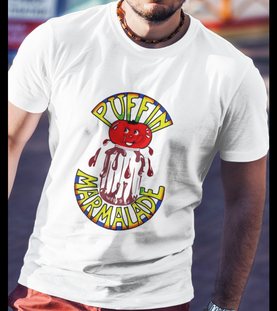 Puffin Marmelade Tomato Jam Zwei Asse Trumpfen Auf T-Shirt