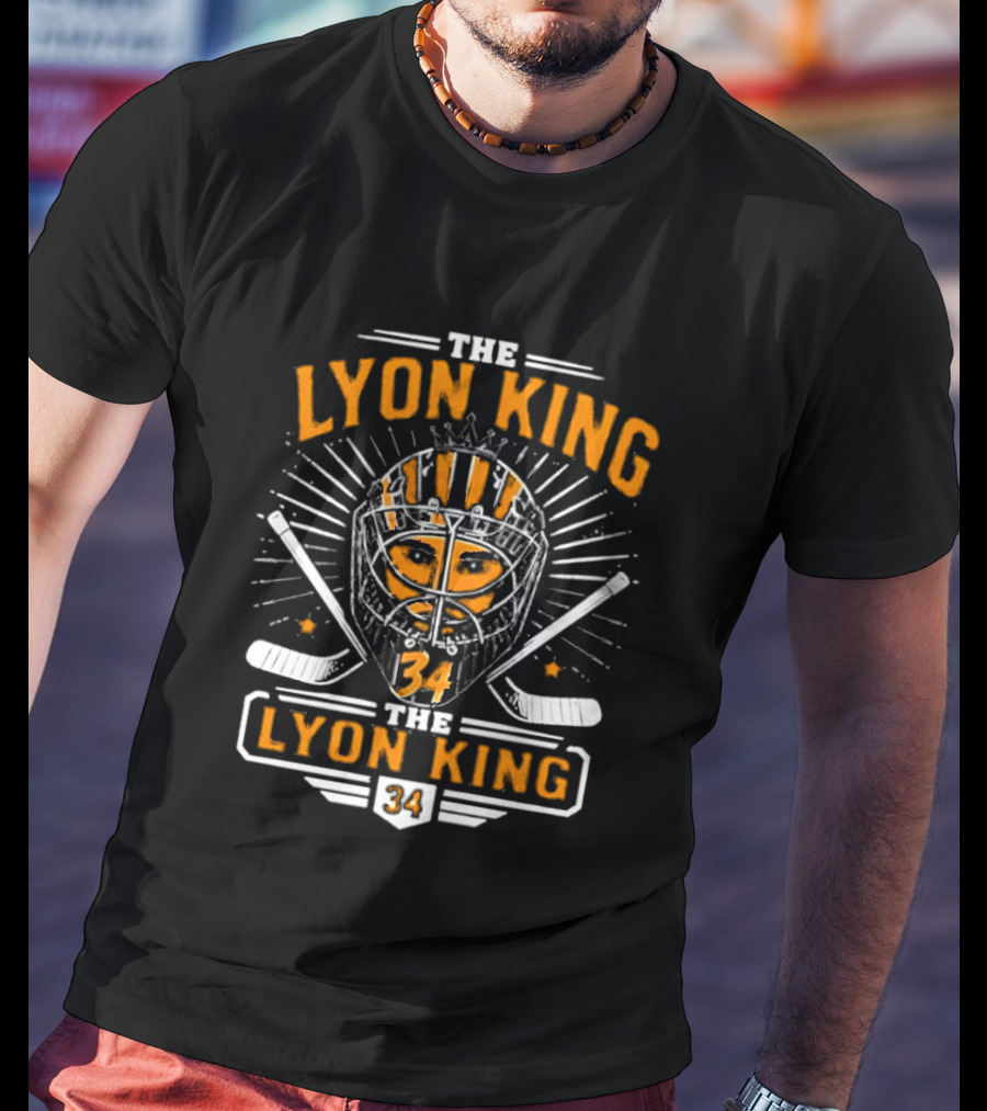 The Lyon King 34 Alex Lyon Buffalo Sabres Hockey NHL 2026 T-Shirt