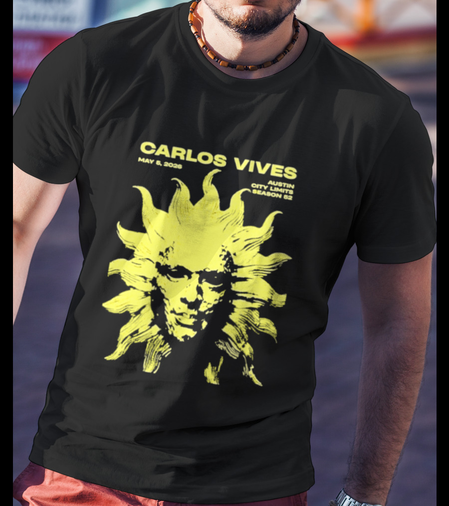 Carlos Vives May 6 2023 Austin City Limits Music Festival Austin TX Season 52 T-Shirt