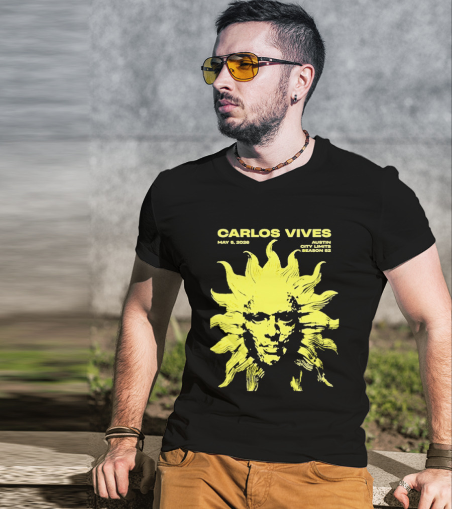 Carlos Vives May 6 2023 Austin City Limits Music Festival Austin TX Season 52 T-Shirt