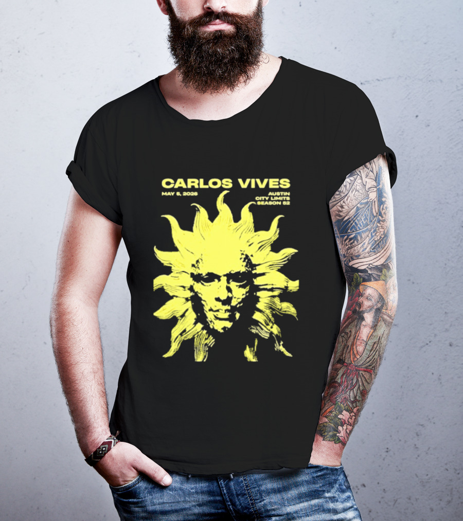 Carlos Vives May 6 2023 Austin City Limits Music Festival Austin TX Season 52 T-Shirt