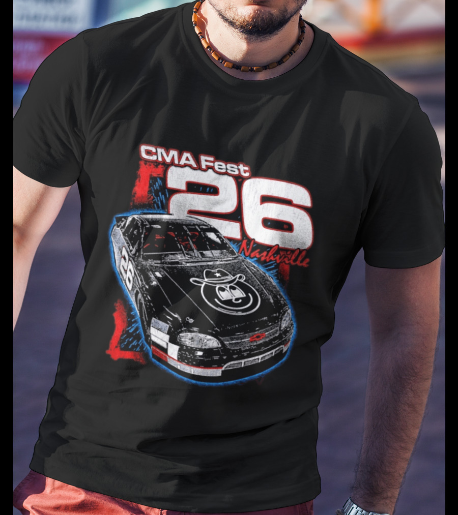 CMA Fest 26 Race Car Nashville 2026 T-Shirt