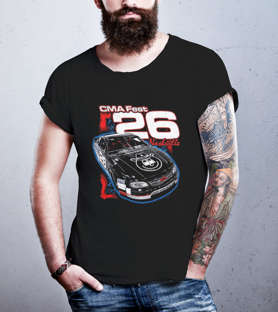 CMA Fest 26 Race Car Nashville 2026 T-Shirt