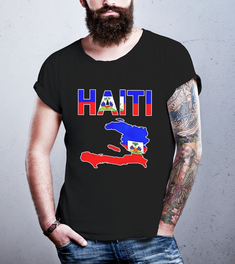 Haiti Flag Day 2026 Map Flag Haitian Pride Celebration T-Shirt