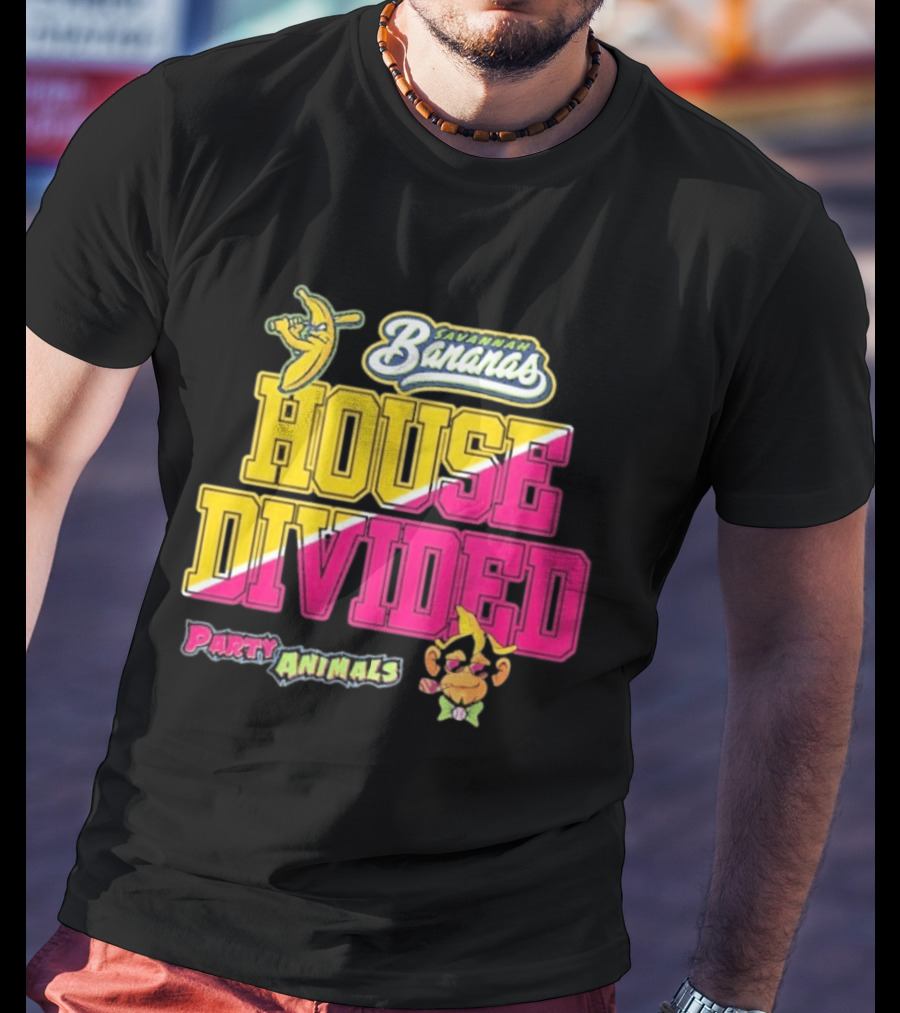 Savannah Bananas House Divided Party Animals T-Shirt