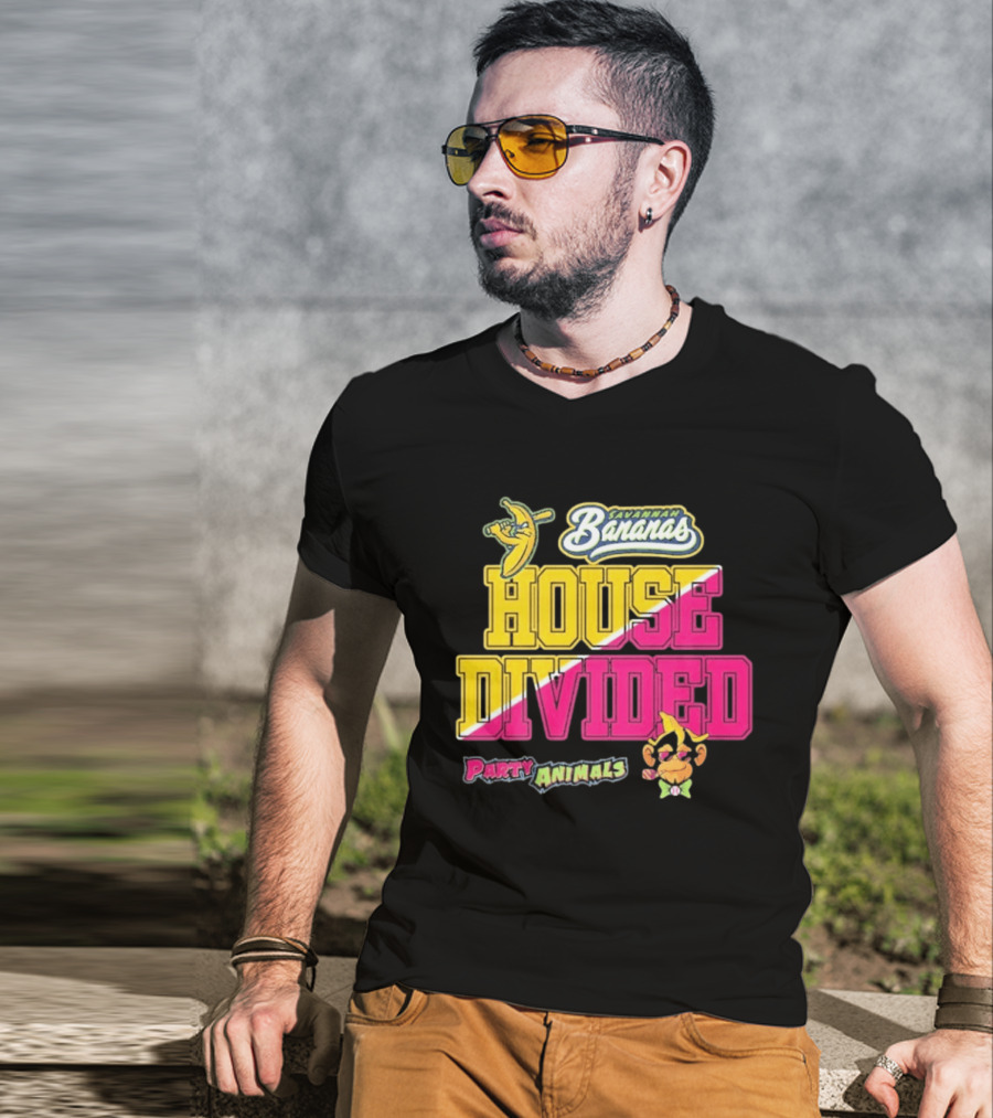 Savannah Bananas House Divided Party Animals T-Shirt