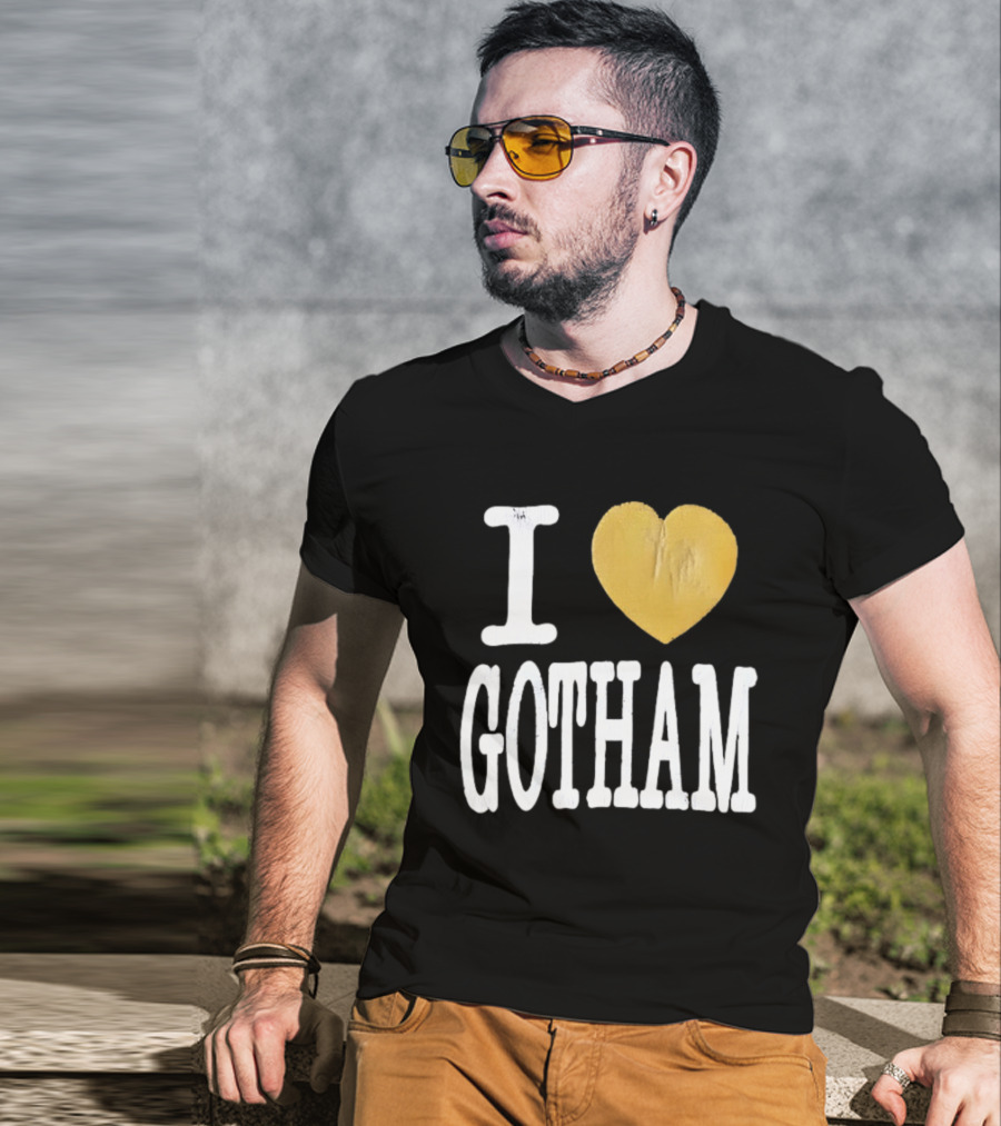 I Heart Gotham Golden Love T-Shirt