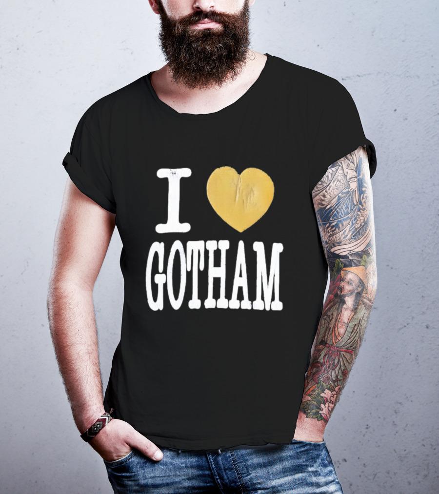 I Heart Gotham Golden Love T-Shirt