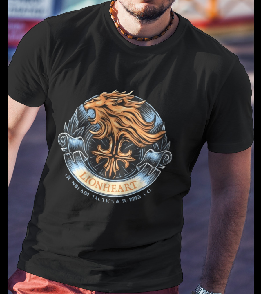 Lionheart Gunblade Tactics And Supply Co Final Fantasy Squall Leonhart T-Shirt