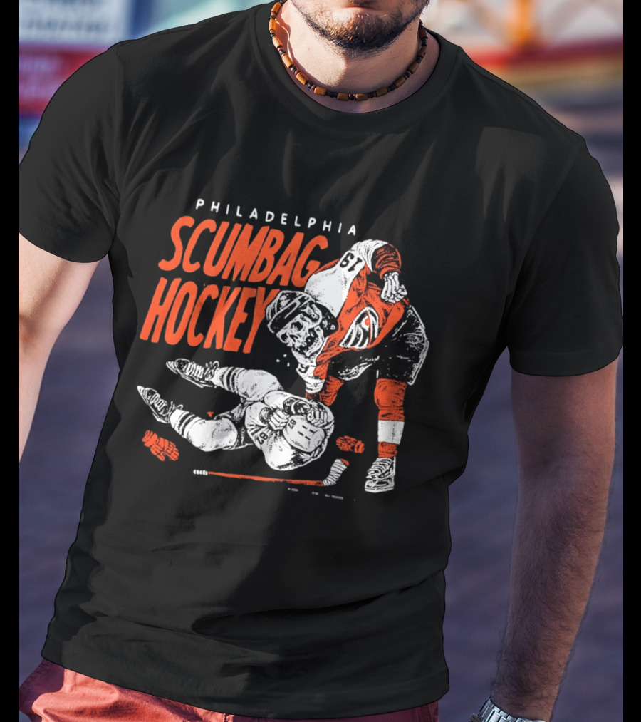 Philadelphia Scumbag Hockey Philadelphia Flyers T-Shirt