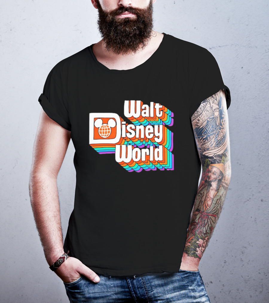 Walt Disney World Retro Rainbow Mickey Ears T-Shirt