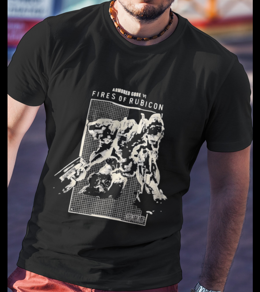 Armored Core VI Fires Of Rubicon Mecha Combat Action T-Shirt