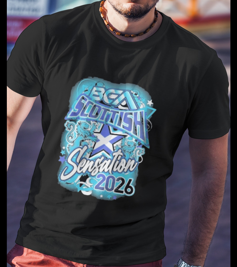 BCA Scottish Sensation 2026 Lions And Stars Competition T-Shirt