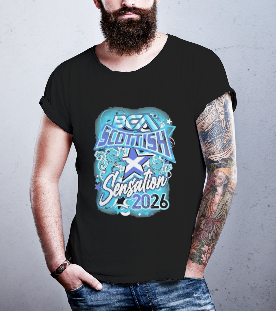 BCA Scottish Sensation 2026 Lions And Stars Competition T-Shirt