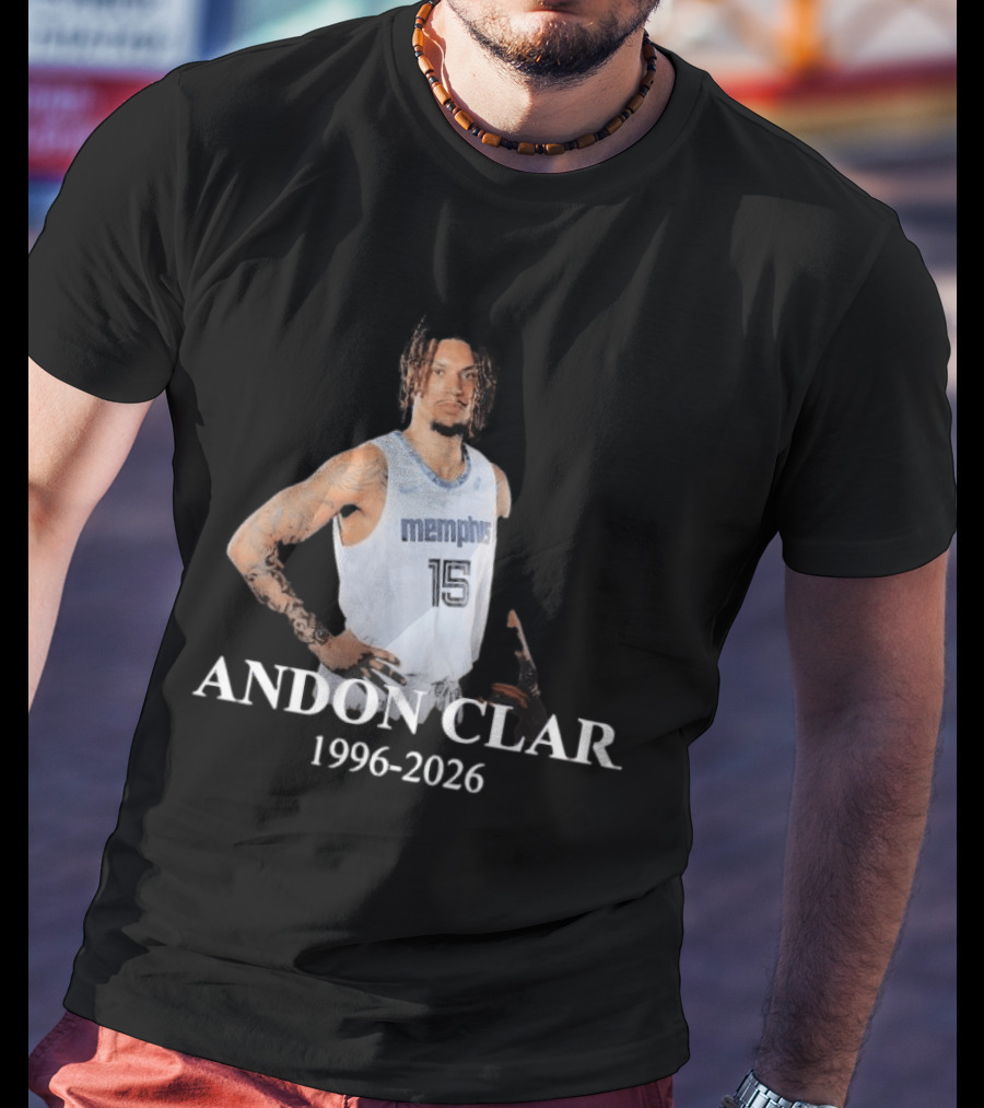 Andon Clar 1996 2026 Memphis 15 T-Shirt
