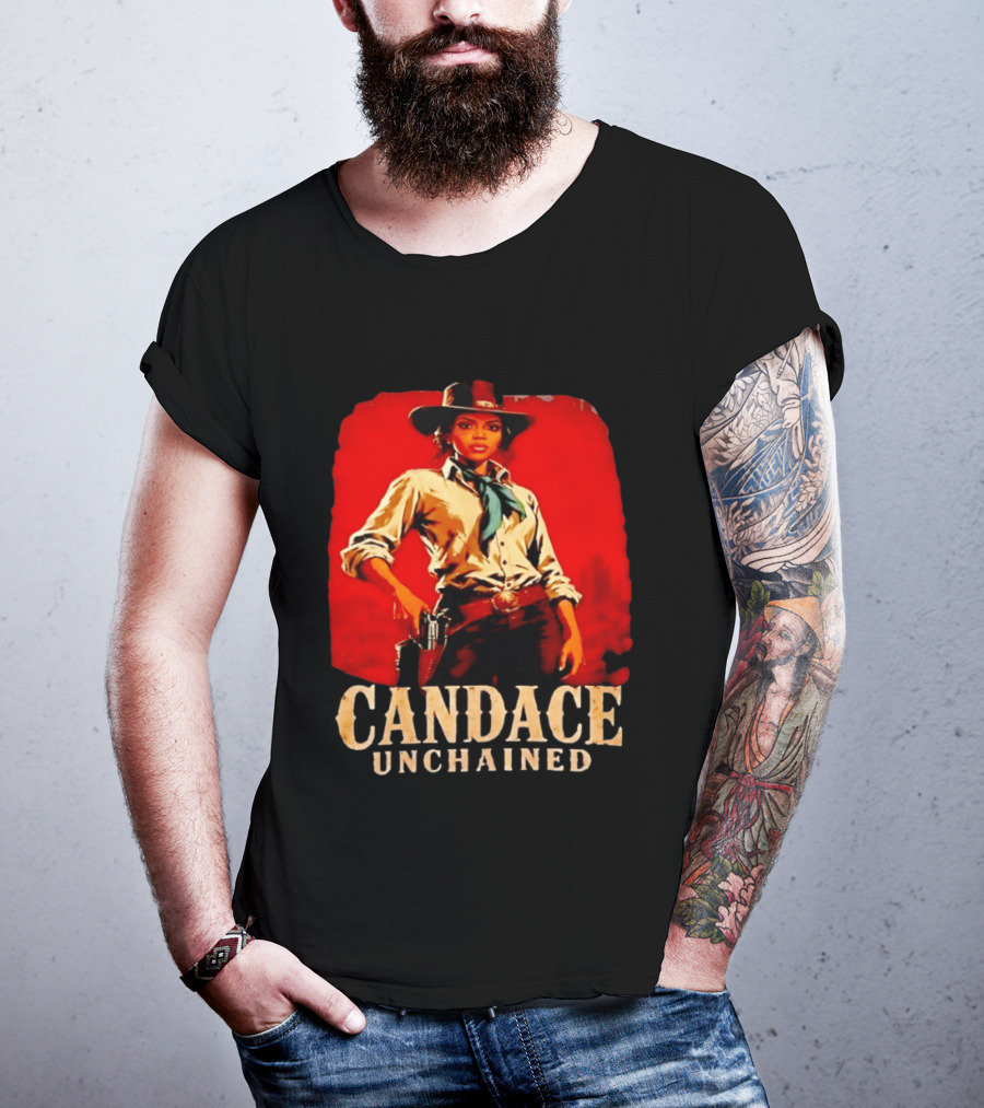 Candace Unchained Western Cowgirl T-Shirt