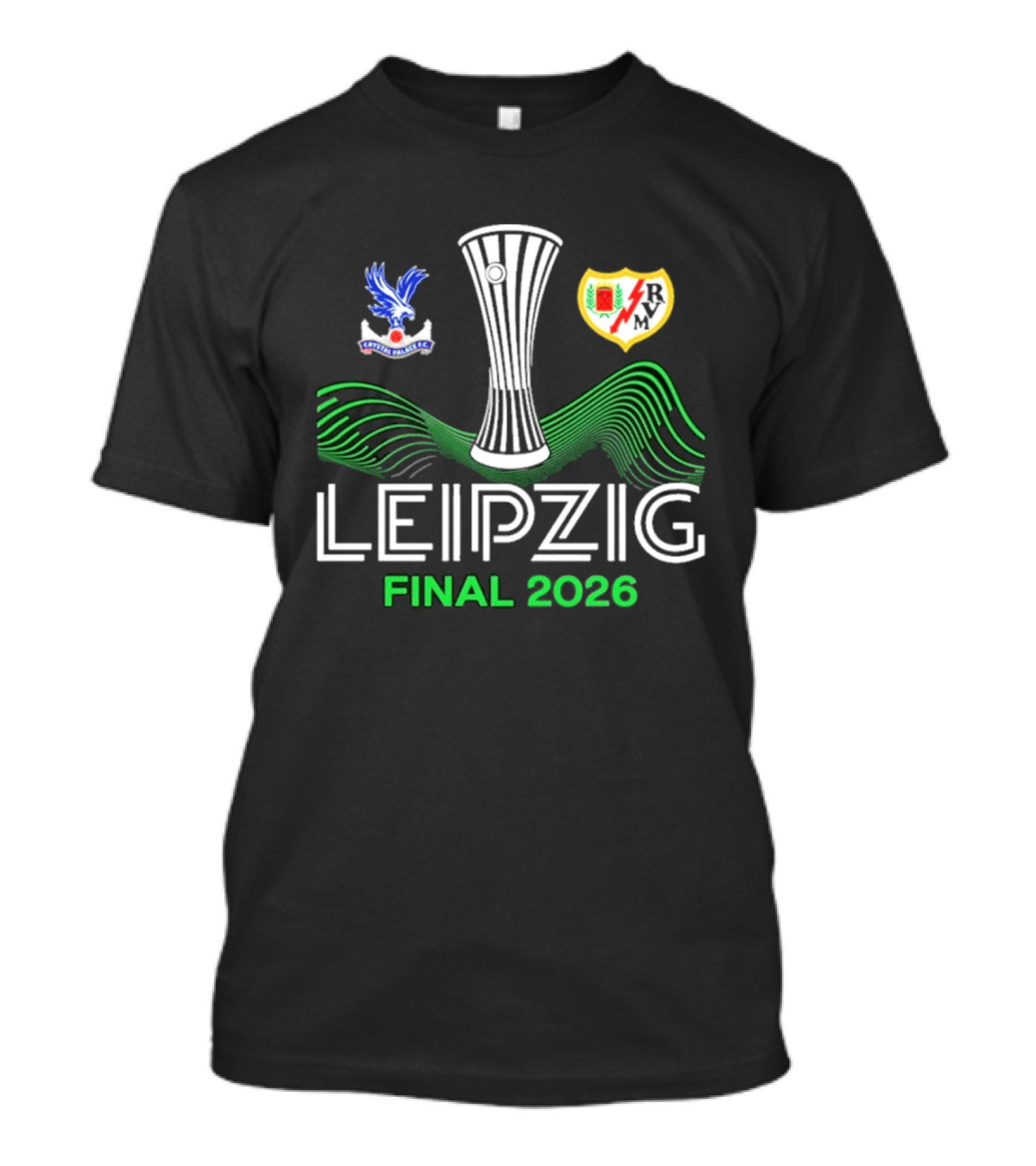 Leipzig 2026 UECL Final Crystal Palace Versus Rayo Vallecano T-Shirt