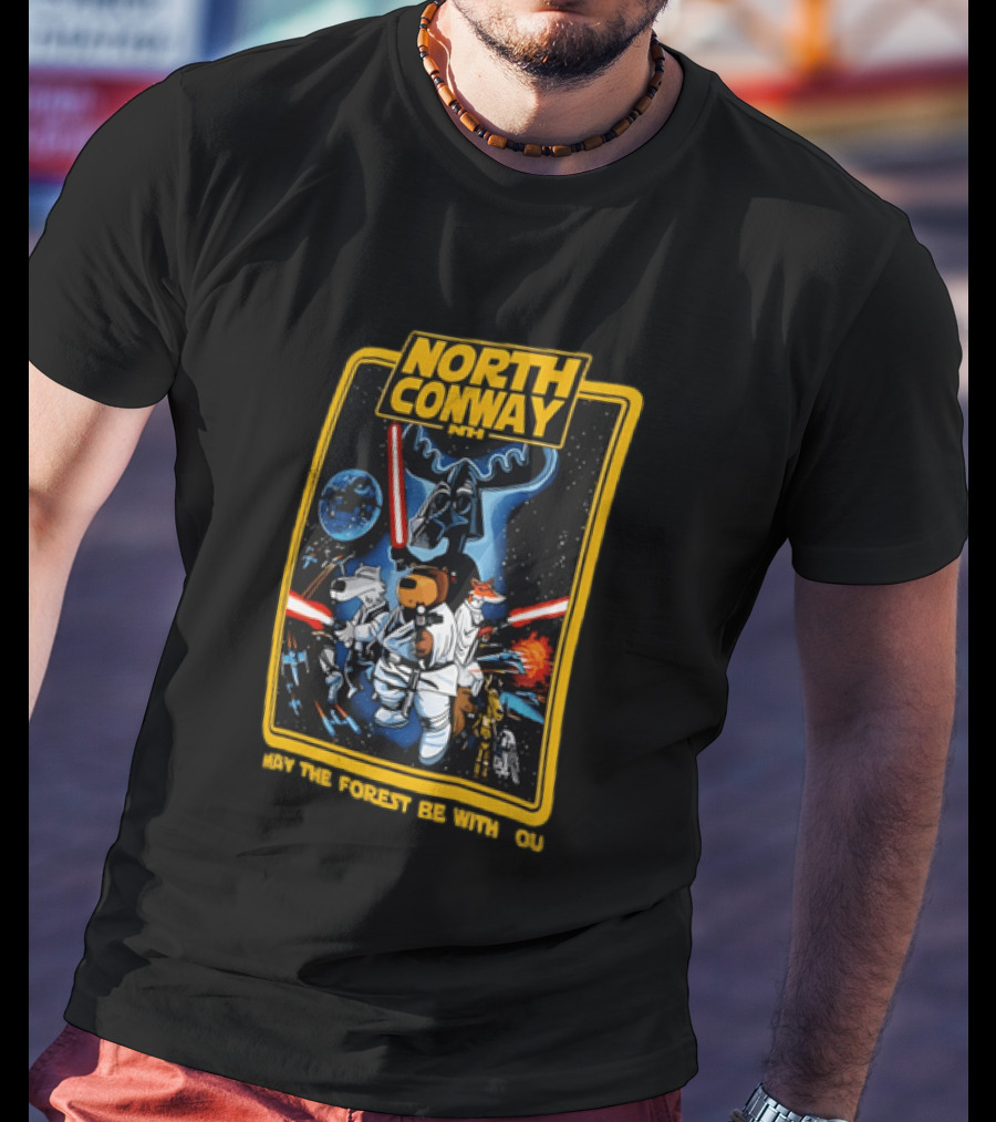 North Conway NH May The Forest Be With You Star Wars T-Shirt