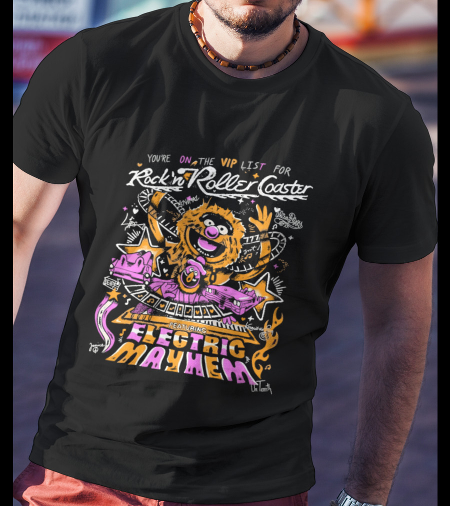 Rock 'n' Roller VIP List Featuring Electric Mayhem T-Shirt