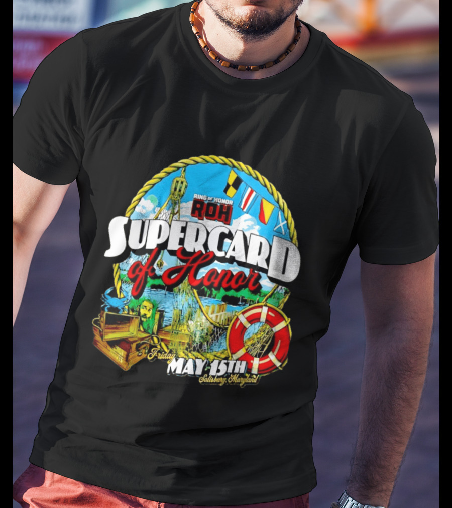 Ring Of Honor ROH Supercard Of Honor May 15th 2026 Salisbury Maryland Event Friday T-Shirt