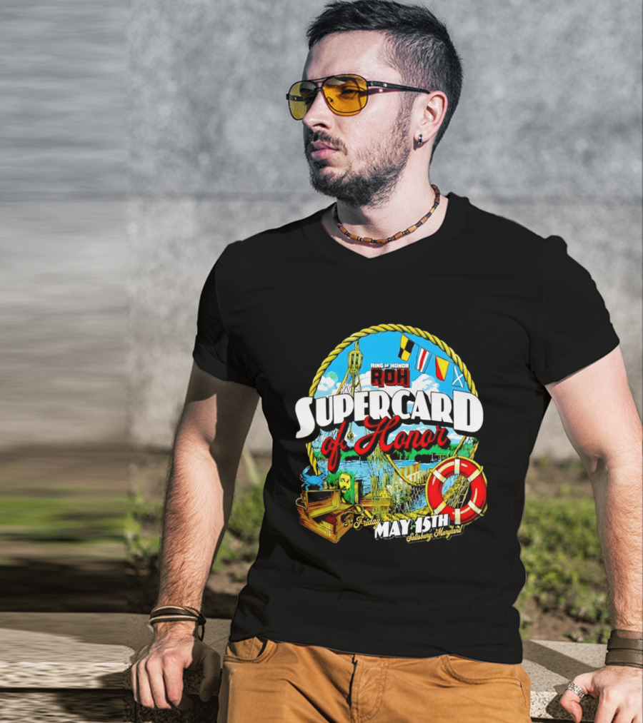 Ring Of Honor ROH Supercard Of Honor May 15th 2026 Salisbury Maryland Event Friday T-Shirt