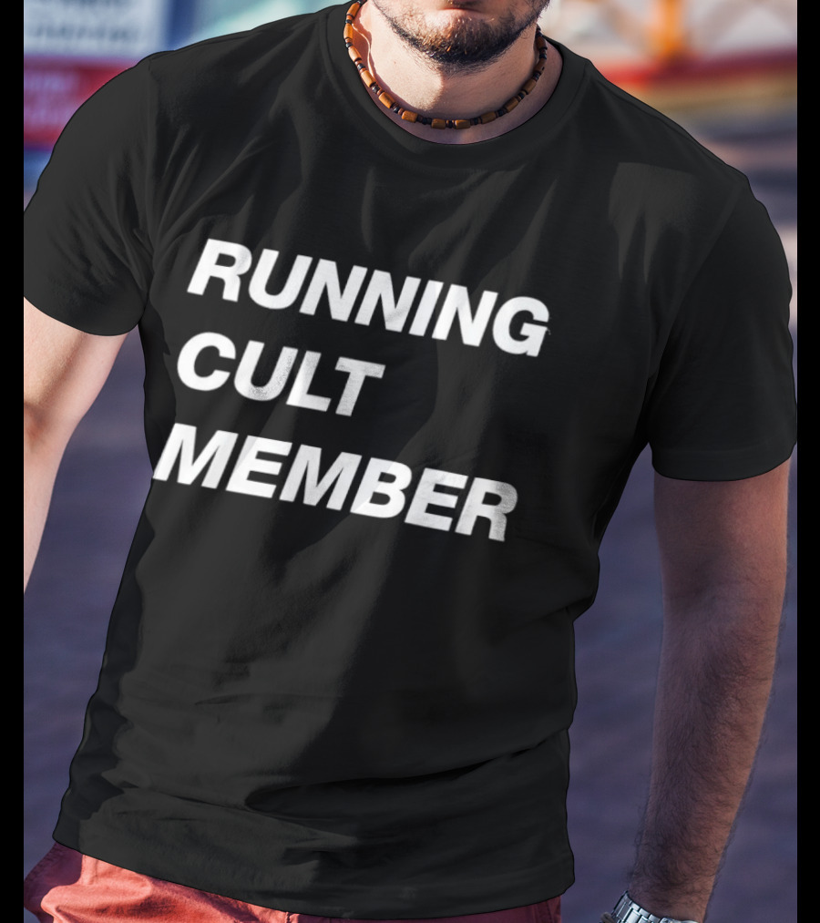 RUNNING CULT MEMBER Retro Athletic Fitness T-Shirt