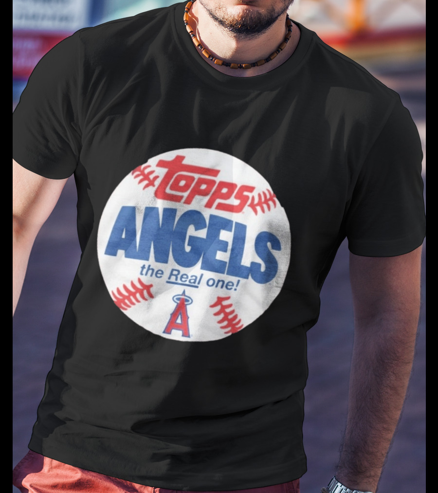 Topps Los Angeles Angels The Real One Baseball T-Shirt