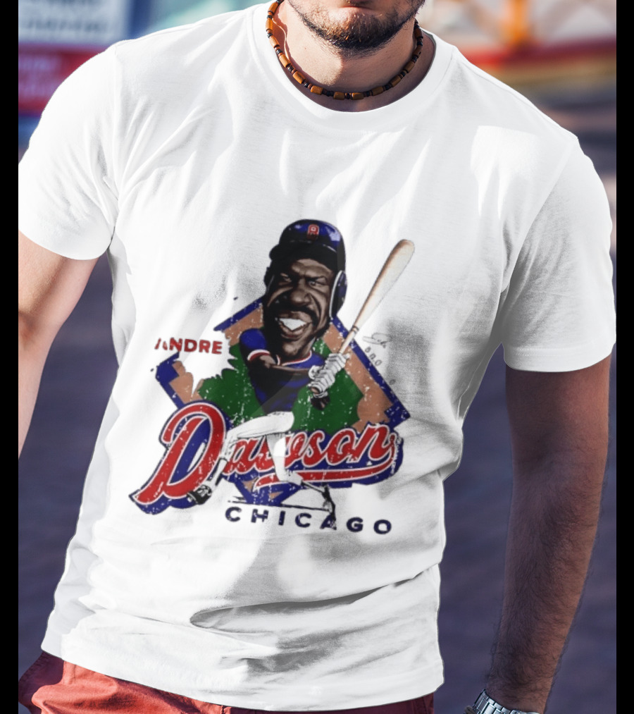 Andre Dawson Chicago Cubs Baseball Legend T-Shirt