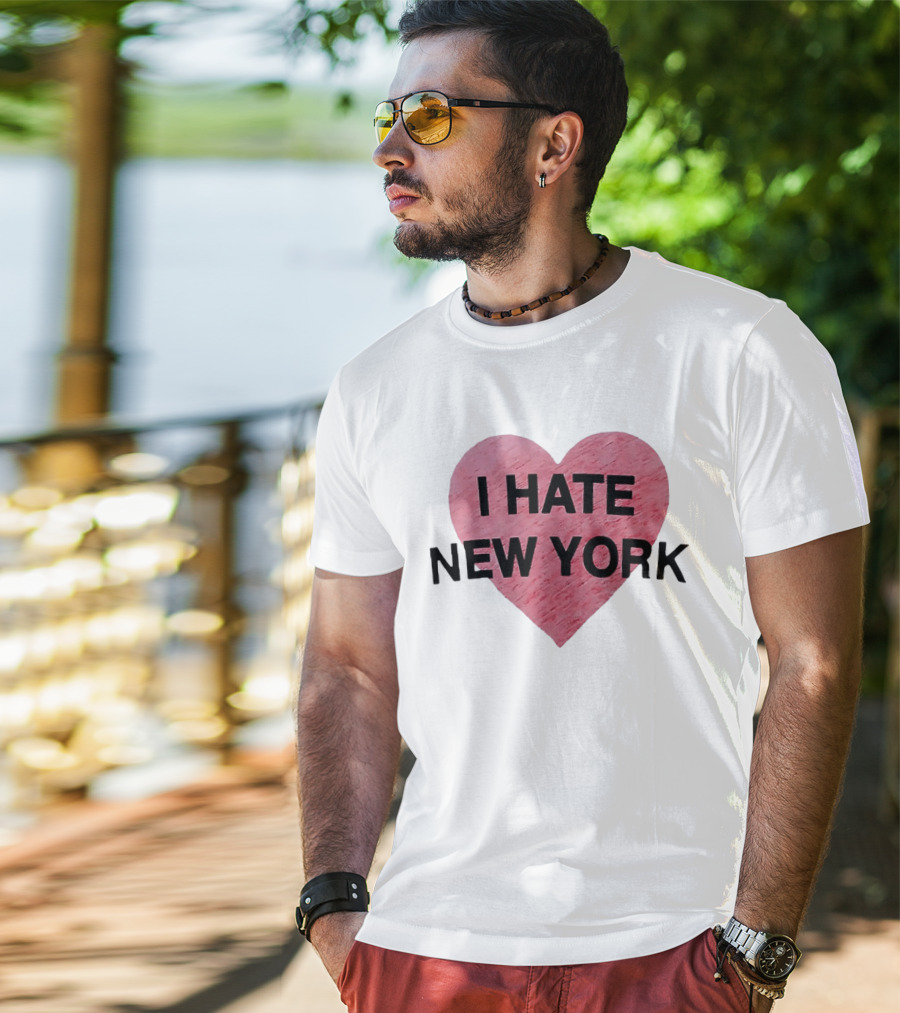Hailey Van Lith I Hate New York Heart T-Shirt