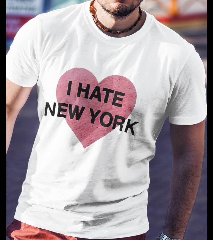 Hailey Van Lith I Hate New York Heart T-Shirt
