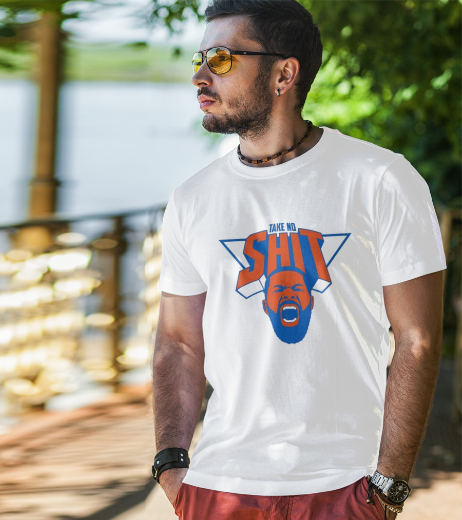Karl Anthony Towns New York Knicks Take No Shit Knicks T-Shirt