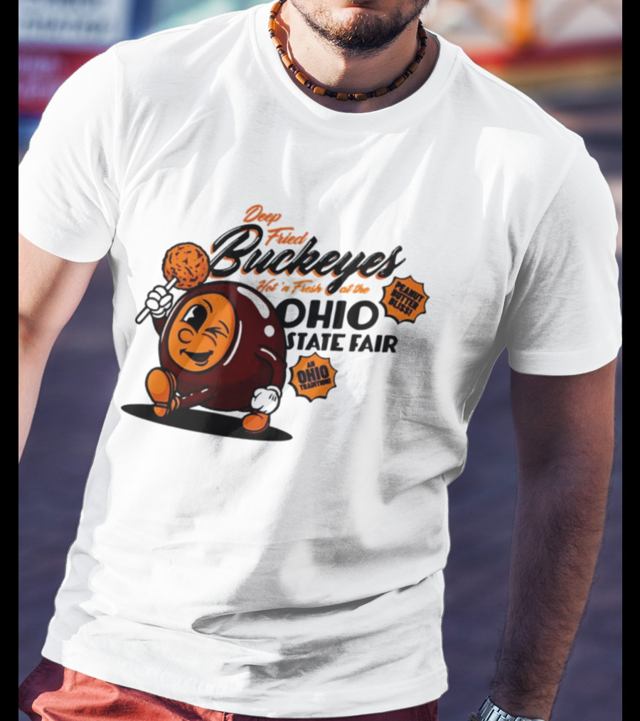 Ohio State Fair Deep Fried Buckeyes Hot'n Fresh Peanut Butter Bliss T-Shirt