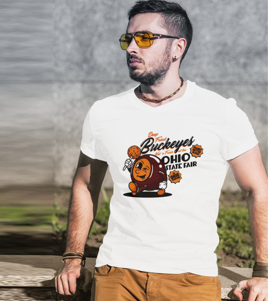 Ohio State Fair Deep Fried Buckeyes Hot'n Fresh Peanut Butter Bliss T-Shirt