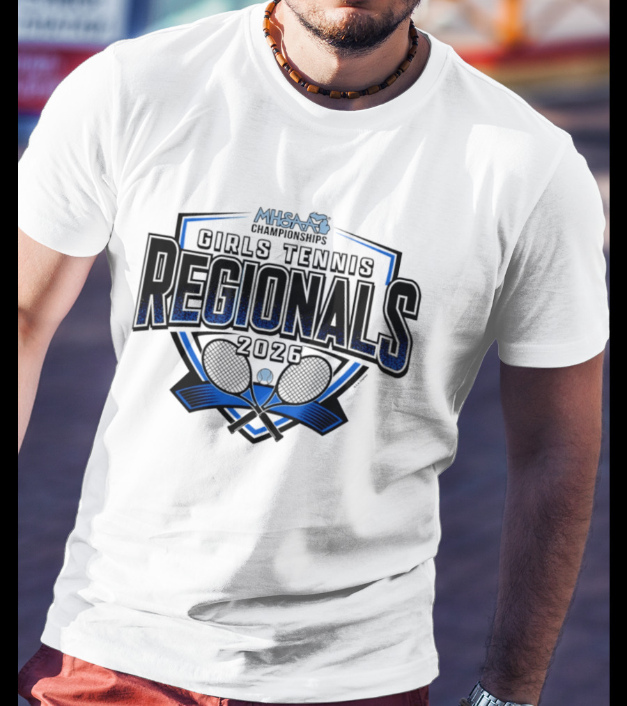 MHSAA 2026 Girls Tennis Regionals Competition T-Shirt