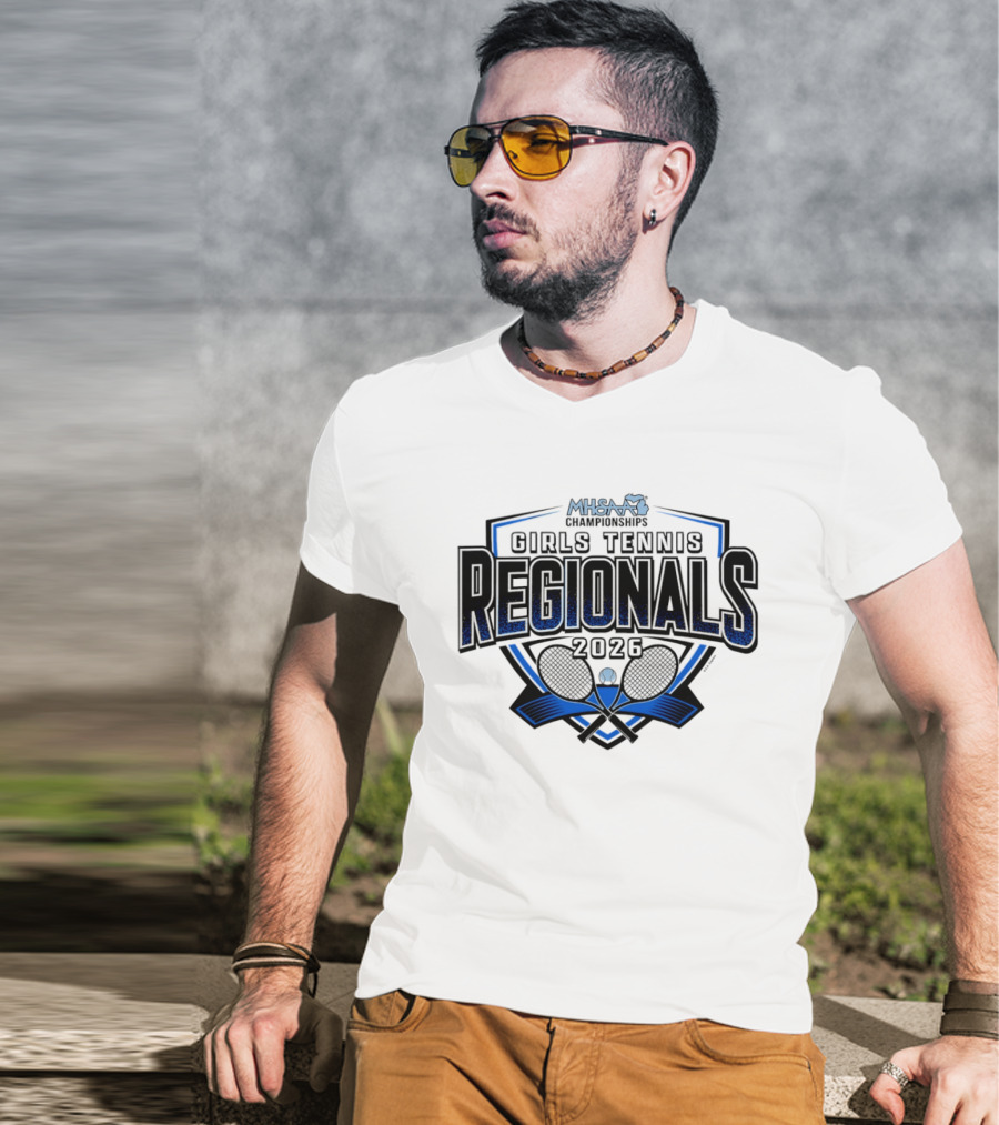 MHSAA 2026 Girls Tennis Regionals Competition T-Shirt