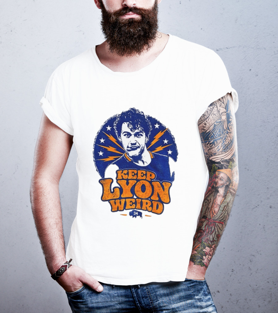 Keep Lyon Weird Alex Lyon Buffalo Sabres NHL 2026 T-Shirt