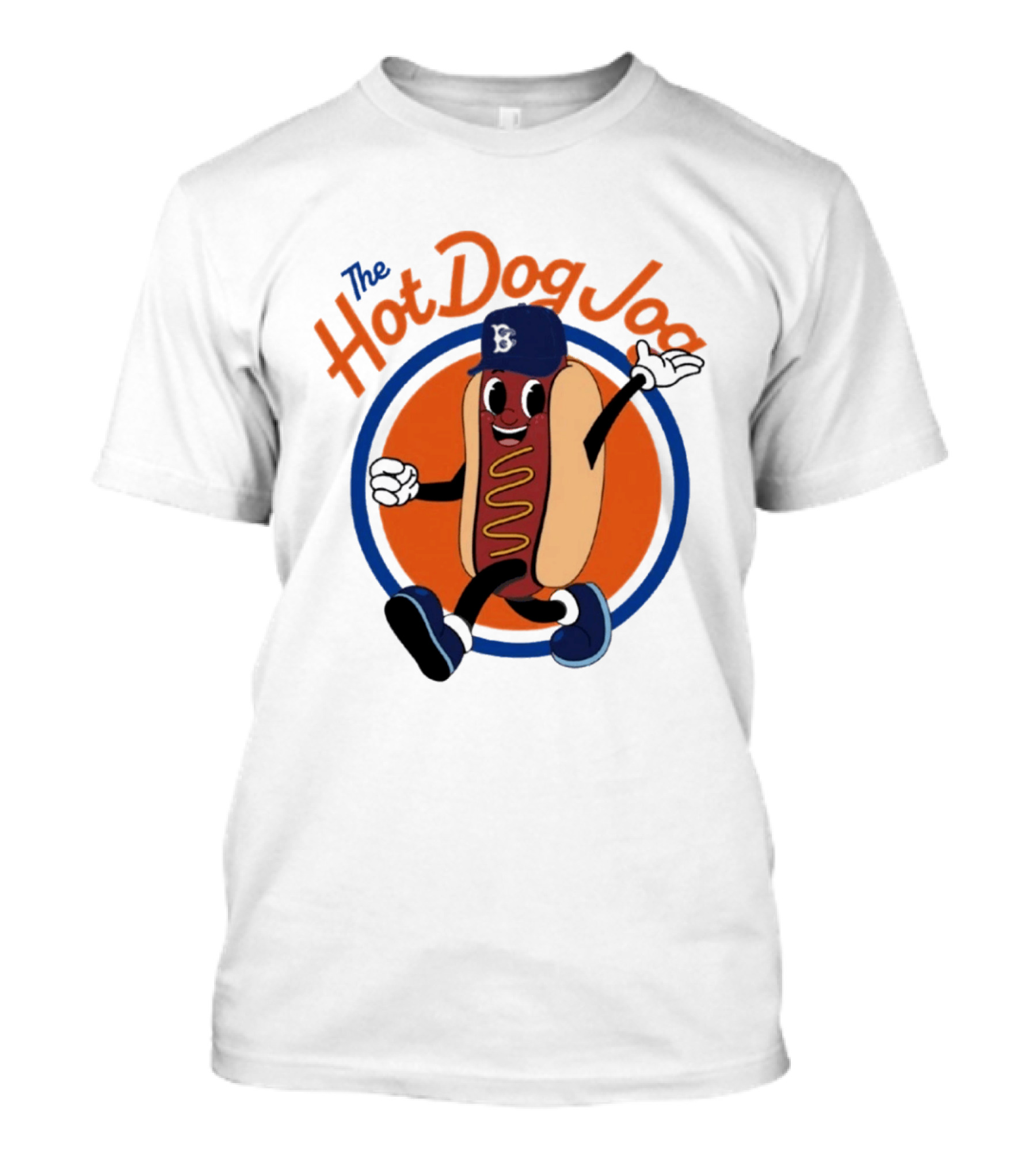 Brooklyn Cyclones The Hot Dog Jog Baseball T-Shirt