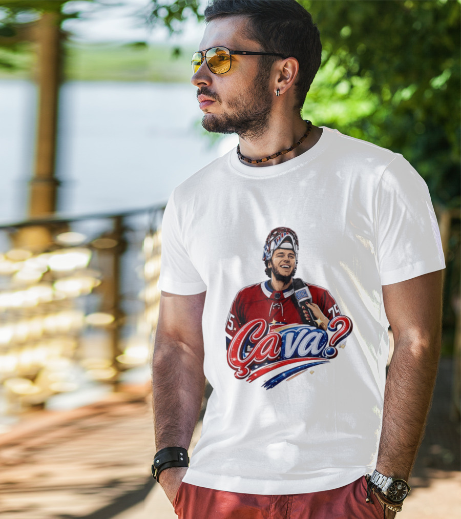 Ca Va Jakub Dobes Montreal Canadiens Interview NHL 75 Hockey Jersey T-Shirt